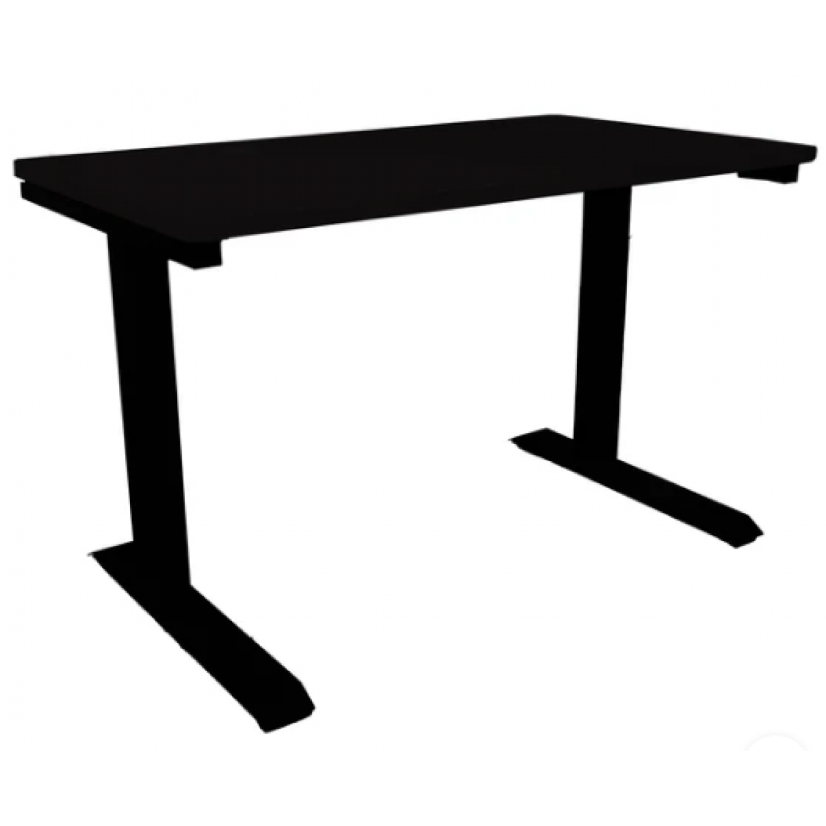 Zenox 人體工學文書桌 V.2 (固定高度, 1.2米, 黑色)